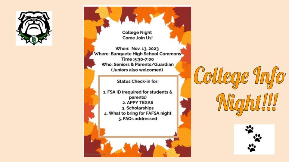 College Info Night